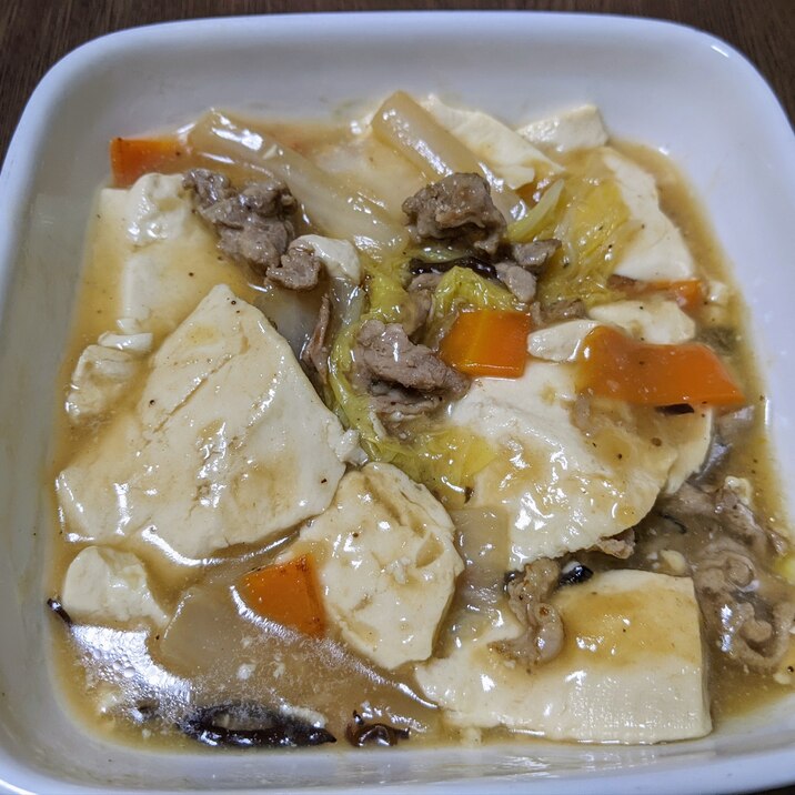 白菜と豆腐のとろとろ煮